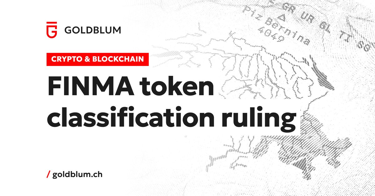 FINMA Token Classification Ruling | Goldblum